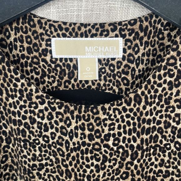 MICHAEL KORS cropped leopard jumpsuit - Picture 8 of 9